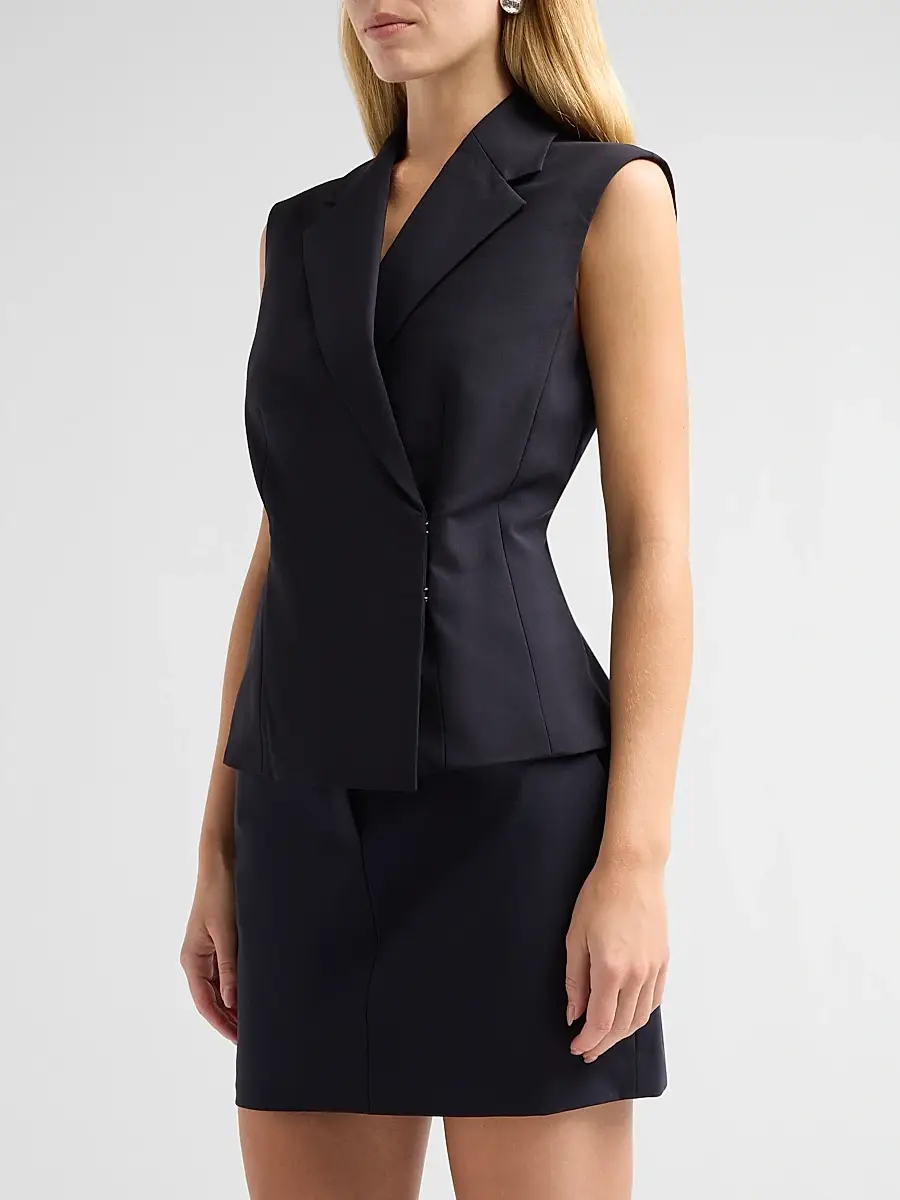 Theory Women's Hourglass Blazer Vest | Thumbnail 4 Theory Women's Hourglass Blazer Vest | Thumbnail 4