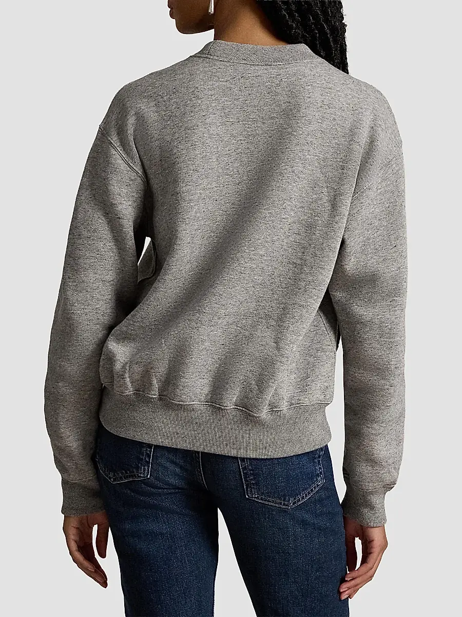 Polo Ralph Lauren Women's Polo Bear Cotton-Blend Fleece Sweatshirt | Thumbnail 3