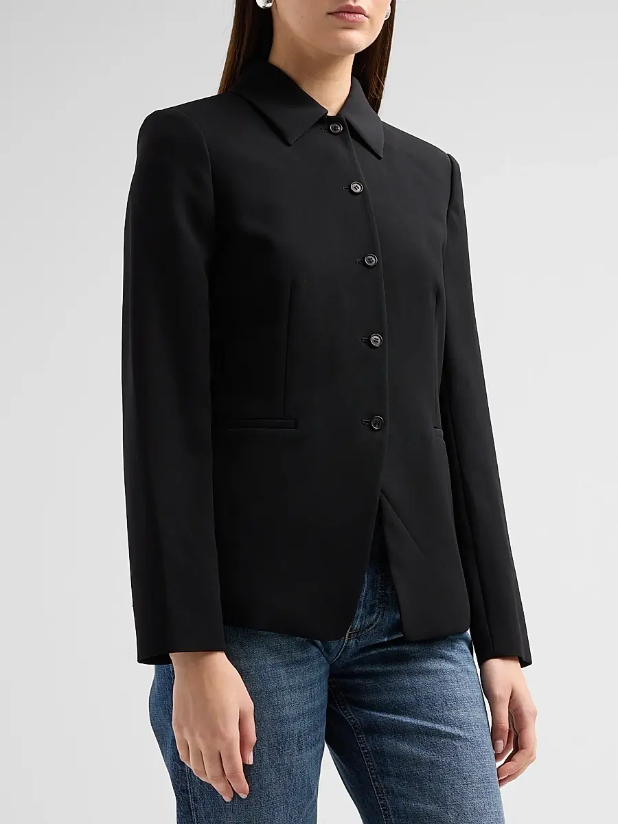 Theory Women's Slim Fit Collar Blazer | Thumbnail 4 Theory Women's Slim Fit Collar Blazer | Thumbnail 4