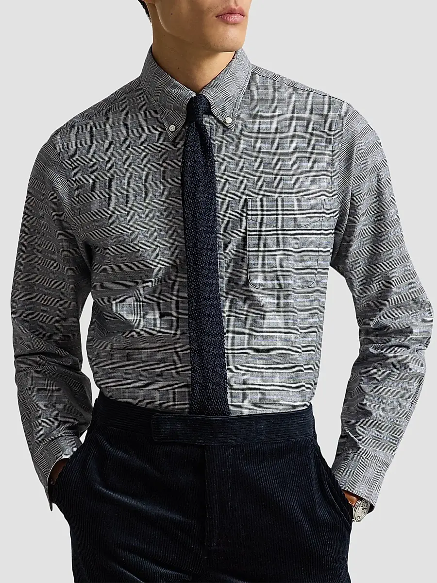 Polo Ralph Lauren Men's Checked Cotton Shirt | Thumbnail 4