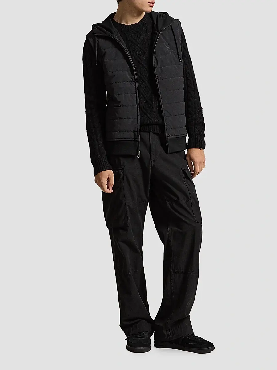 Polo Ralph Lauren Men's Zip-Front Hooded Vest | Thumbnail 2 Polo Ralph Lauren Men's Zip-Front Hooded Vest | Thumbnail 2