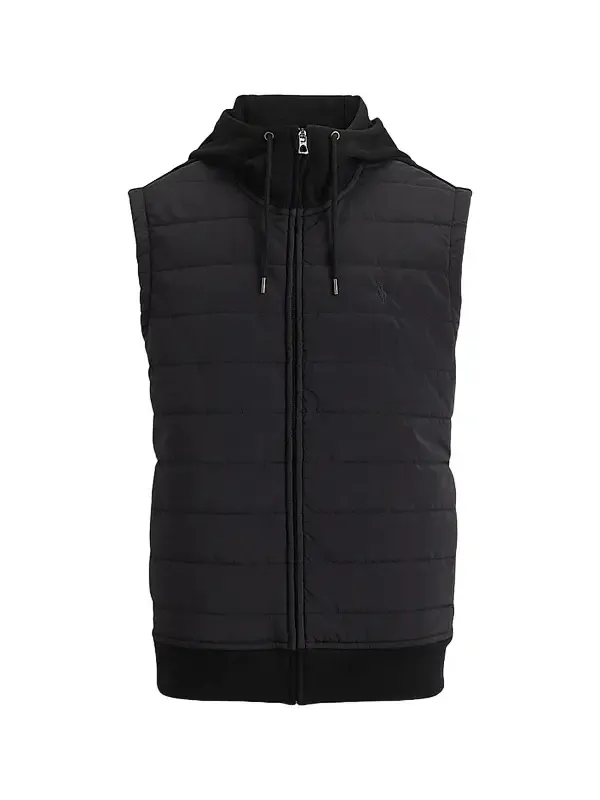 Men's Zip-Front Hooded Vest