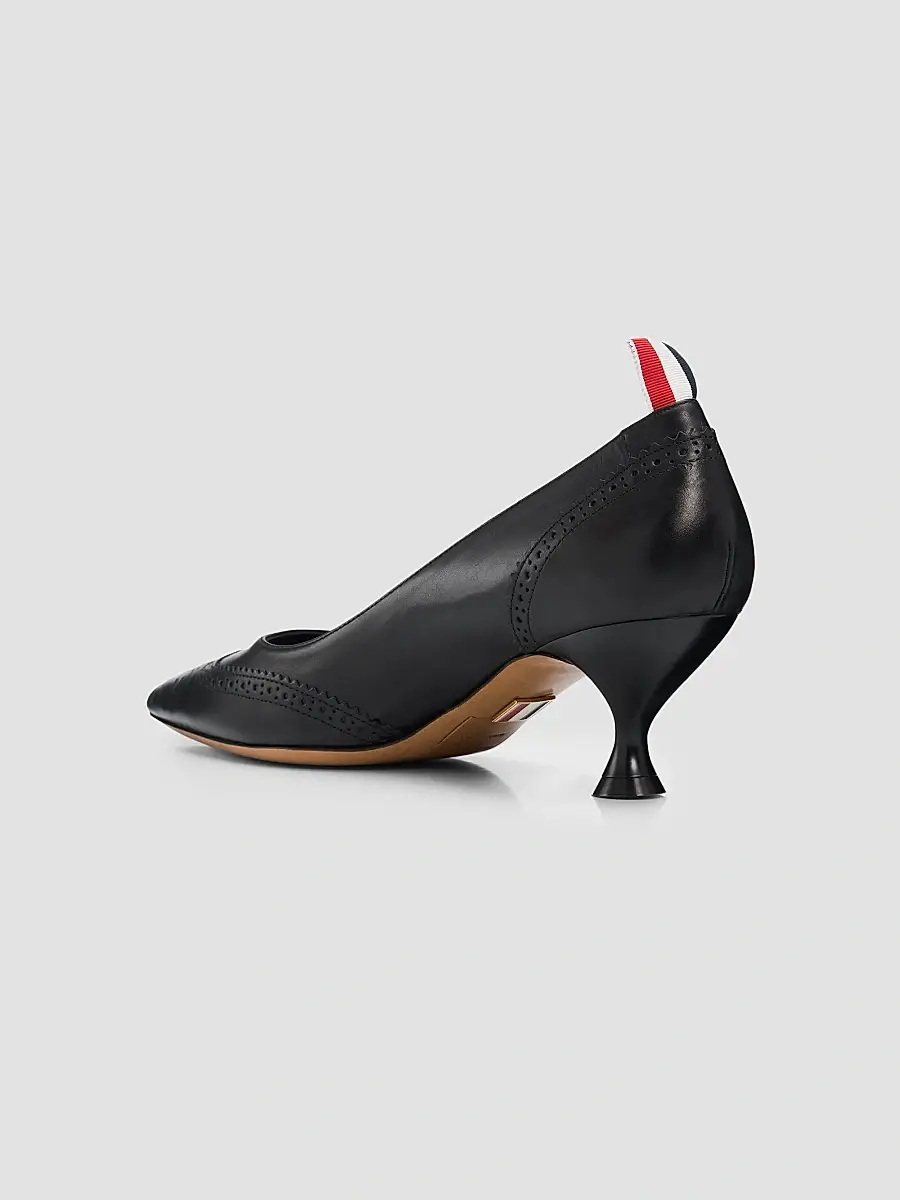 Thom Browne Women's Wingtip 50MM Leather Pumps | Thumbnail 5 Thom Browne Women's Wingtip 50MM Leather Pumps | Thumbnail 5