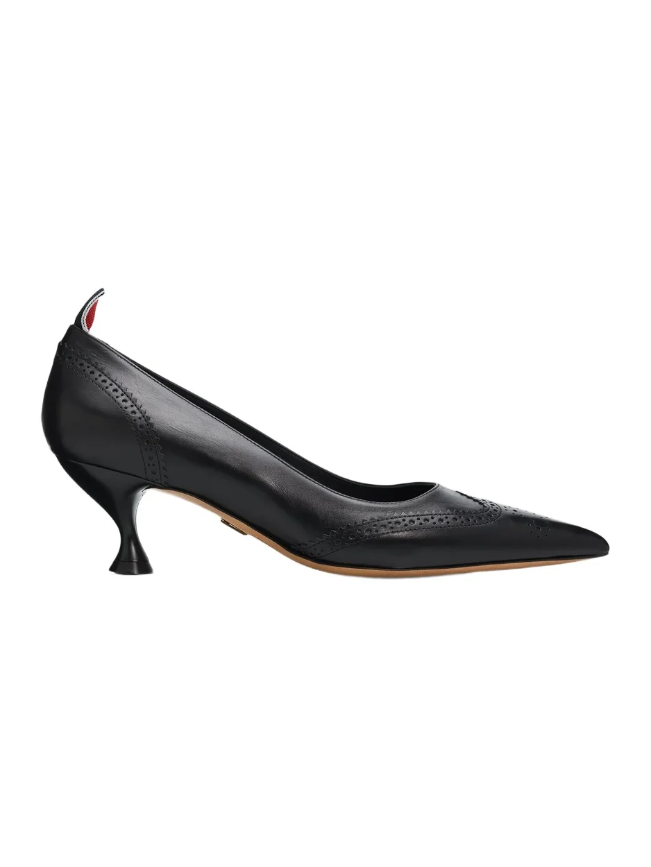 Thom Browne Women's Wingtip 50MM Leather Pumps