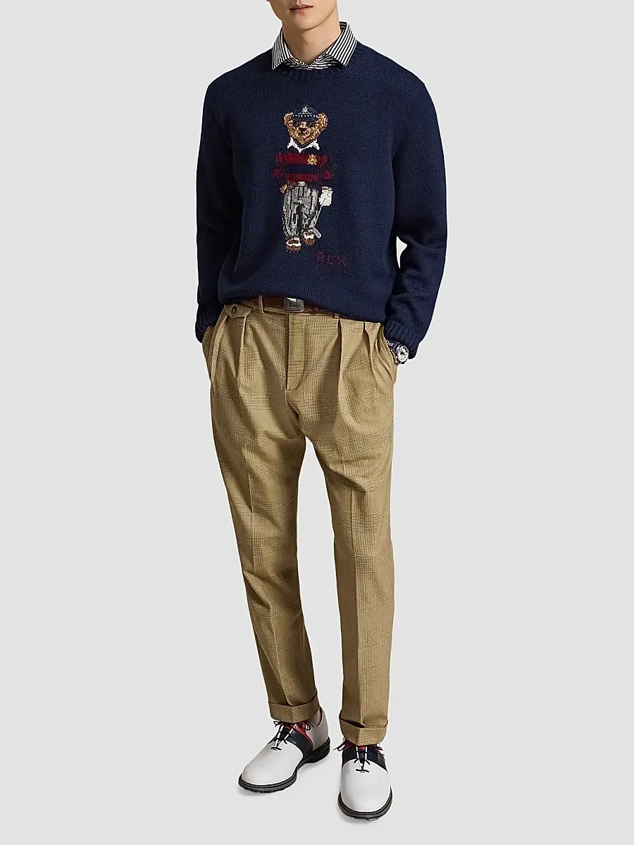 Polo Ralph Lauren Men's Performance Wool-Blend Trousers | Thumbnail 2