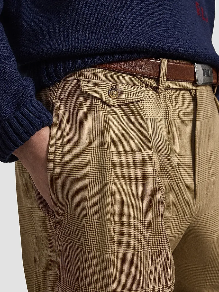 Polo Ralph Lauren Men's Performance Wool-Blend Trousers | Thumbnail 5