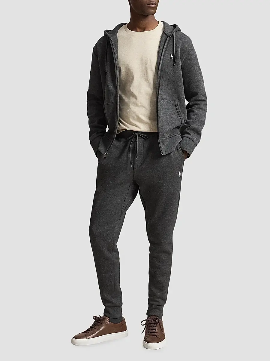 Polo Ralph Lauren Men's Double-Knit Full-Zip Hoodie | Thumbnail 2 Polo Ralph Lauren Men's Double-Knit Full-Zip Hoodie | Thumbnail 2