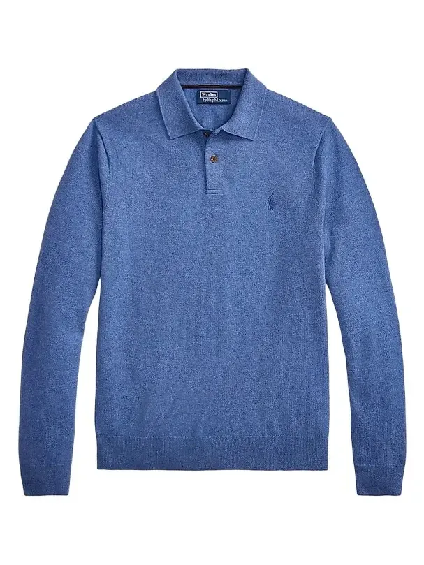 Men's Wool Polo-Collar Sweater Men's Wool Polo-Collar Sweater