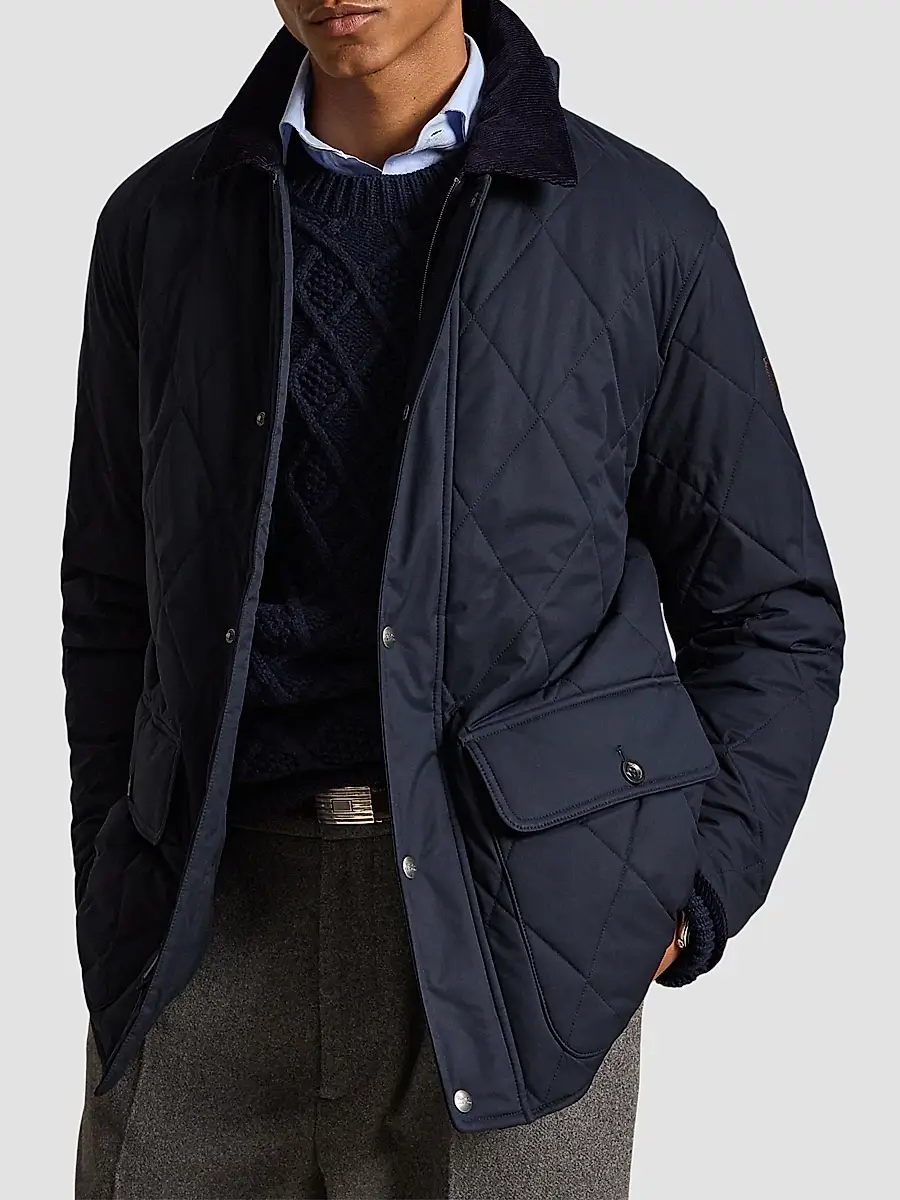 Polo Ralph Lauren Men's The Beaton Quilted Car Coat | Thumbnail 4