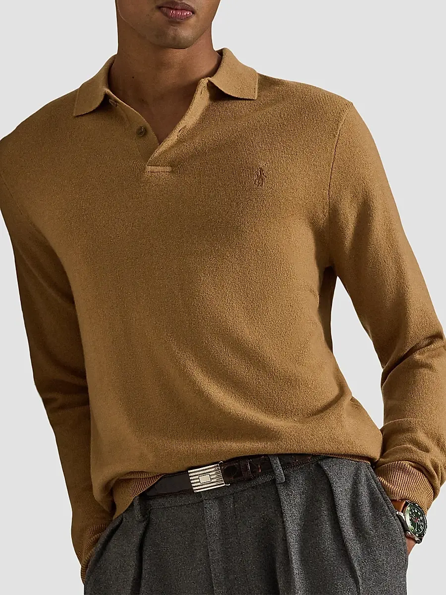 Polo Ralph Lauren Men's Wool Polo-Collar Sweater | Thumbnail 4