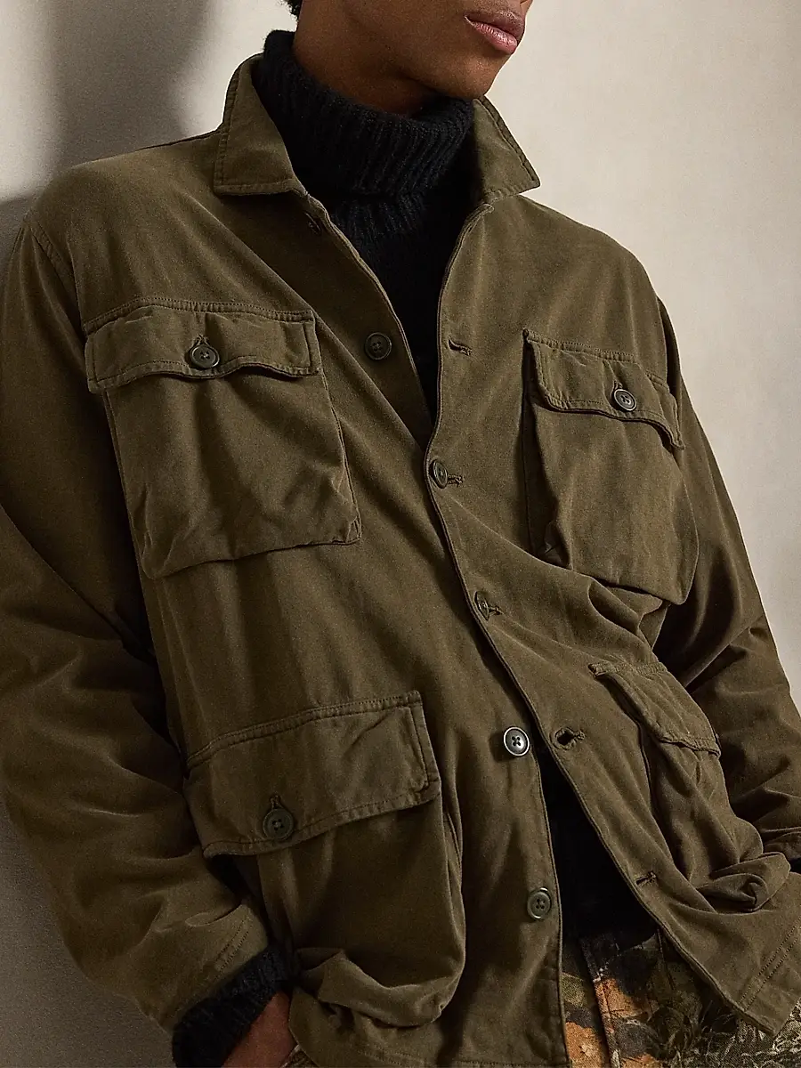 Polo Ralph Lauren Men's Moleskin Utility Overshirt | Thumbnail 5