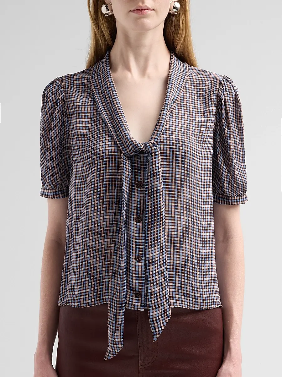 Frame Women's The Sonnet Silk Blouse | Thumbnail 5 Frame Women's The Sonnet Silk Blouse | Thumbnail 5