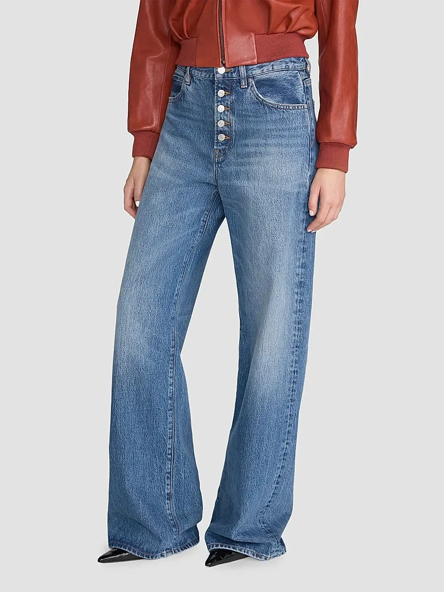 Frame Women's The Loose High-Rise Wide-Leg Jeans | Thumbnail 6 Frame Women's The Loose High-Rise Wide-Leg Jeans | Thumbnail 6