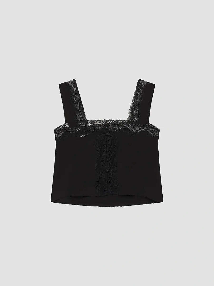 Frame Women's The Chandelier Lace-Trimmed Silk Cami Top | Thumbnail 7 Frame Women's The Chandelier Lace-Trimmed Silk Cami Top | Thumbnail 7