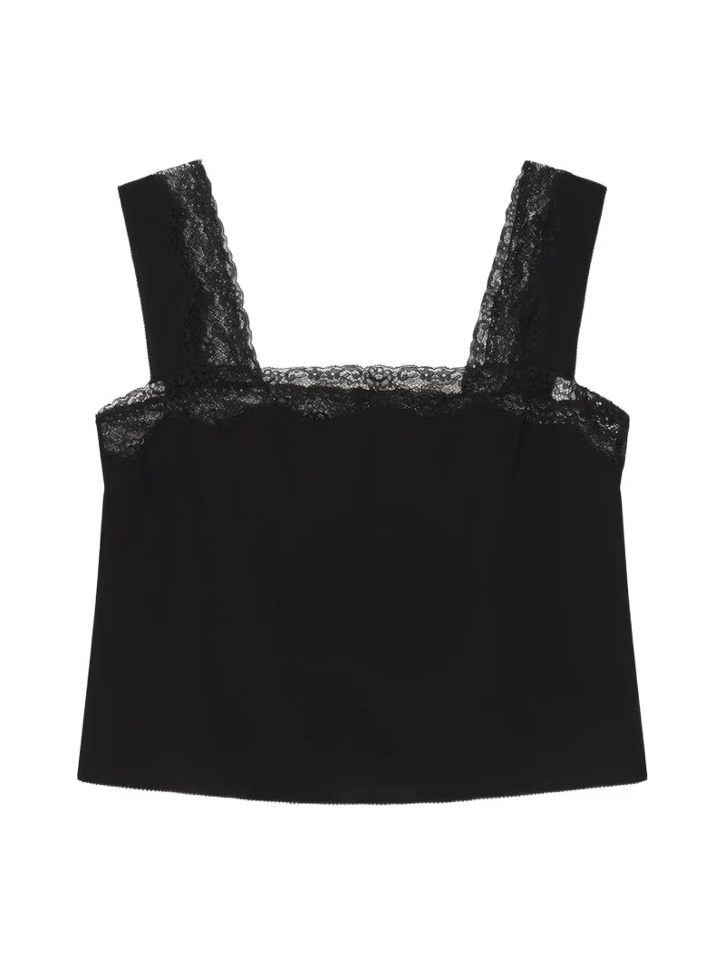Women's The Chandelier Lace-Trimmed Silk Cami Top Women's The Chandelier Lace-Trimmed Silk Cami Top