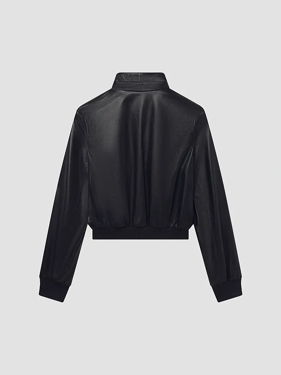 Frame Women's Ace Leather Jacket | Thumbnail 9 Frame Women's Ace Leather Jacket | Thumbnail 9