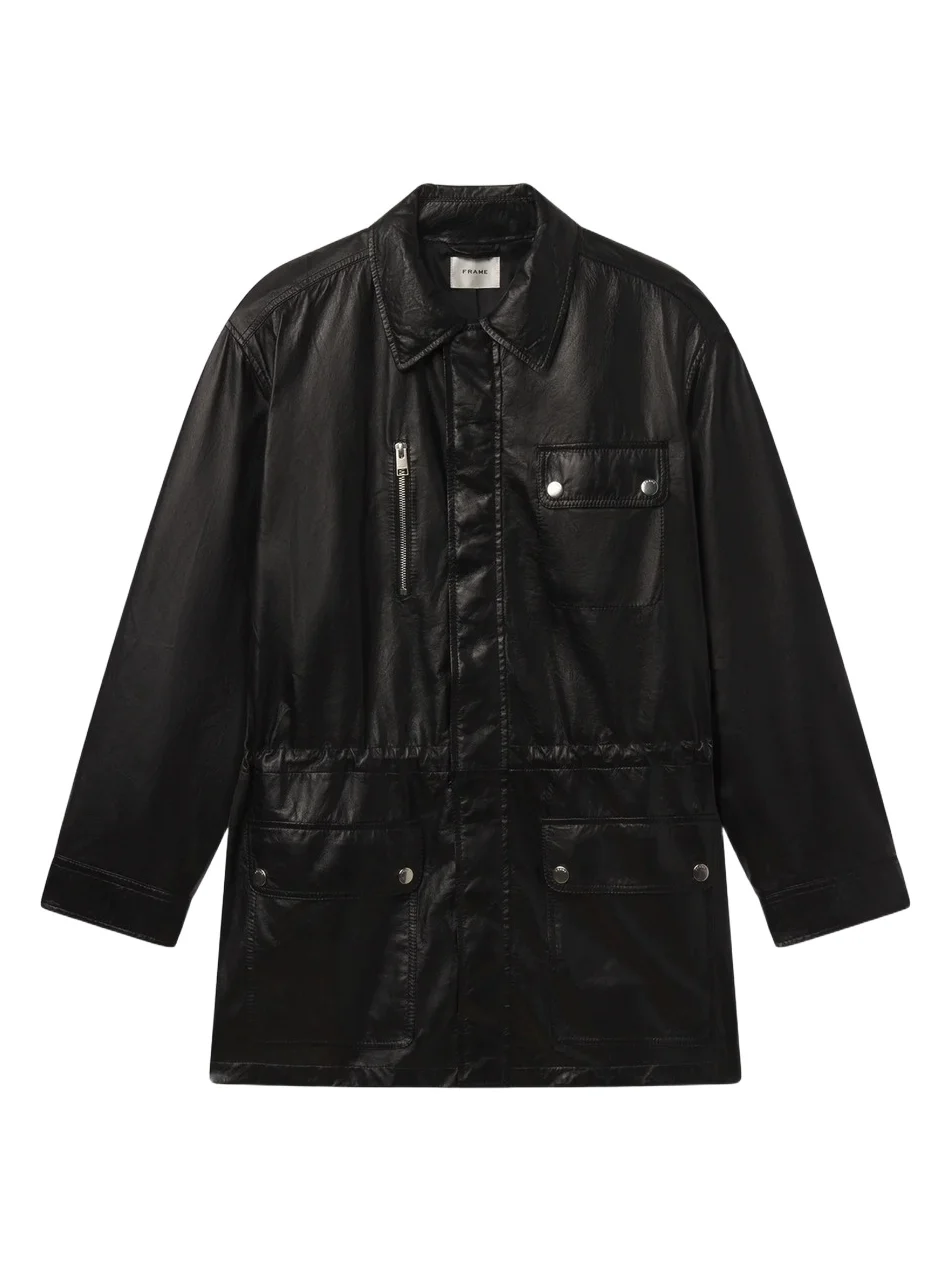 Frame Women's The Paper Leather Safari Jacket