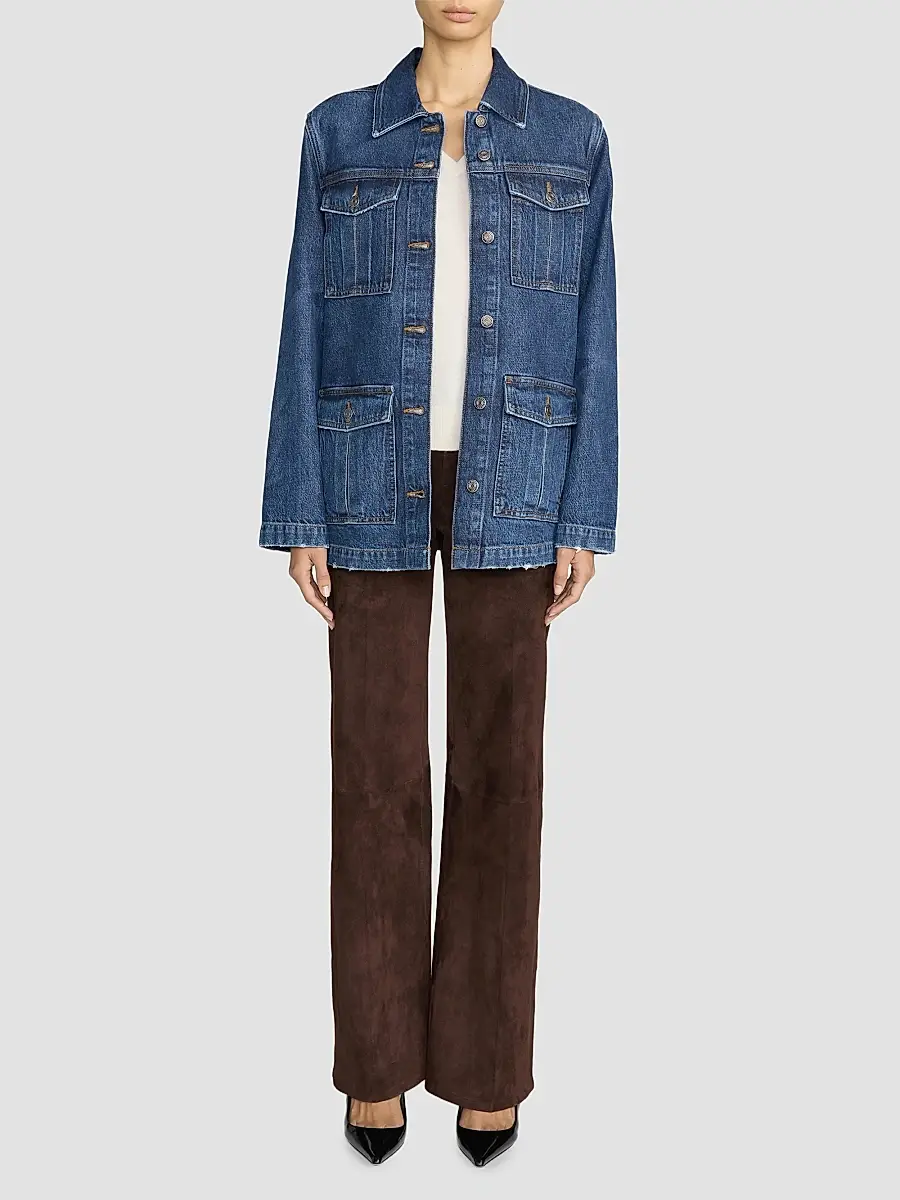 Frame Women's Denim Utility Jacket | Thumbnail 2 Frame Women's Denim Utility Jacket | Thumbnail 2