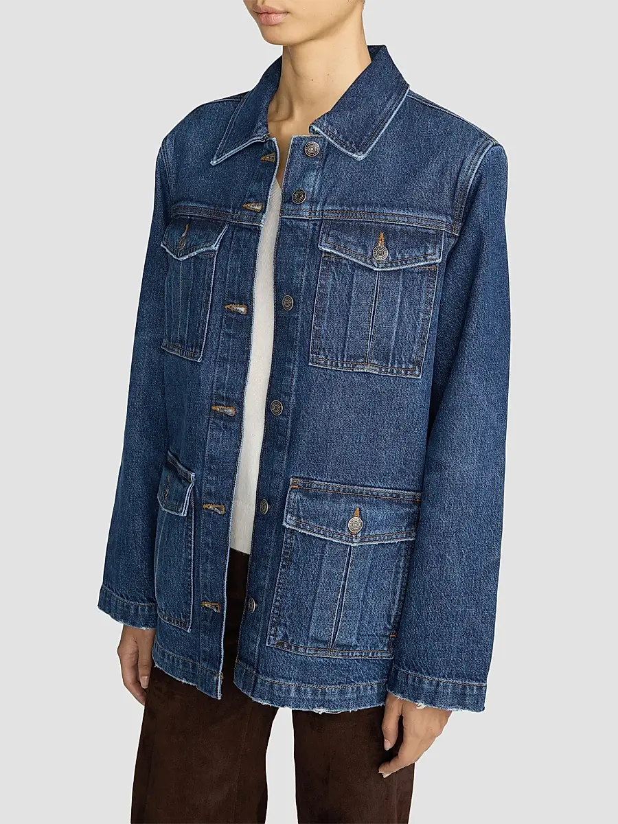 Frame Women's Denim Utility Jacket | Thumbnail 6 Frame Women's Denim Utility Jacket | Thumbnail 6