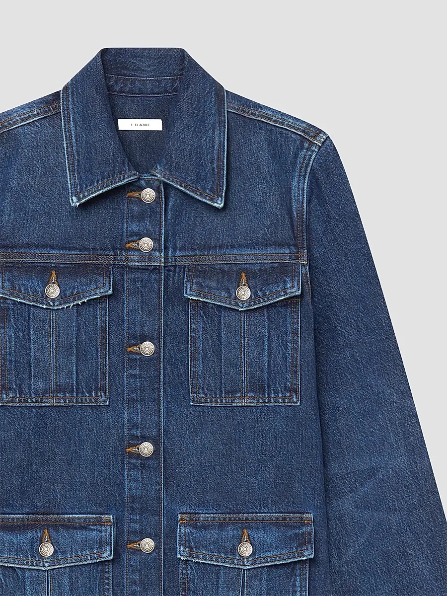 Frame Women's Denim Utility Jacket | Thumbnail 7 Frame Women's Denim Utility Jacket | Thumbnail 7