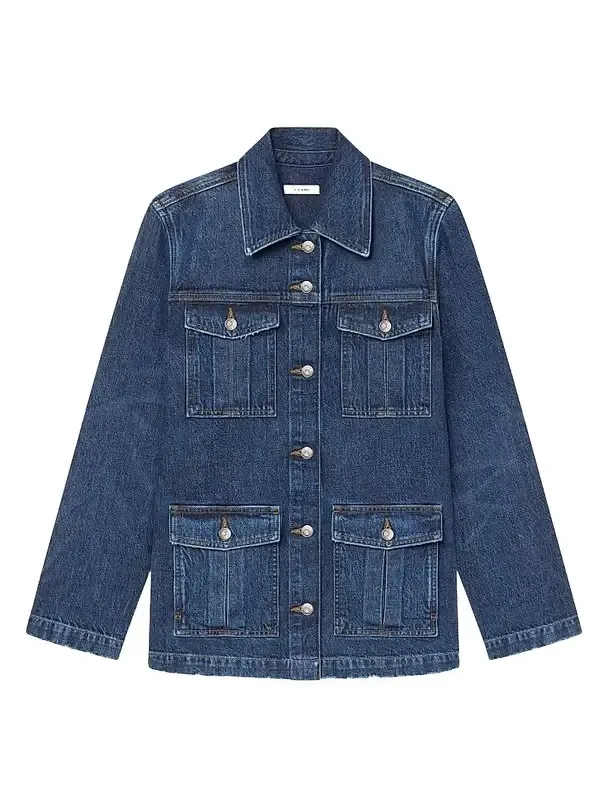 Women's Denim Utility Jacket Women's Denim Utility Jacket