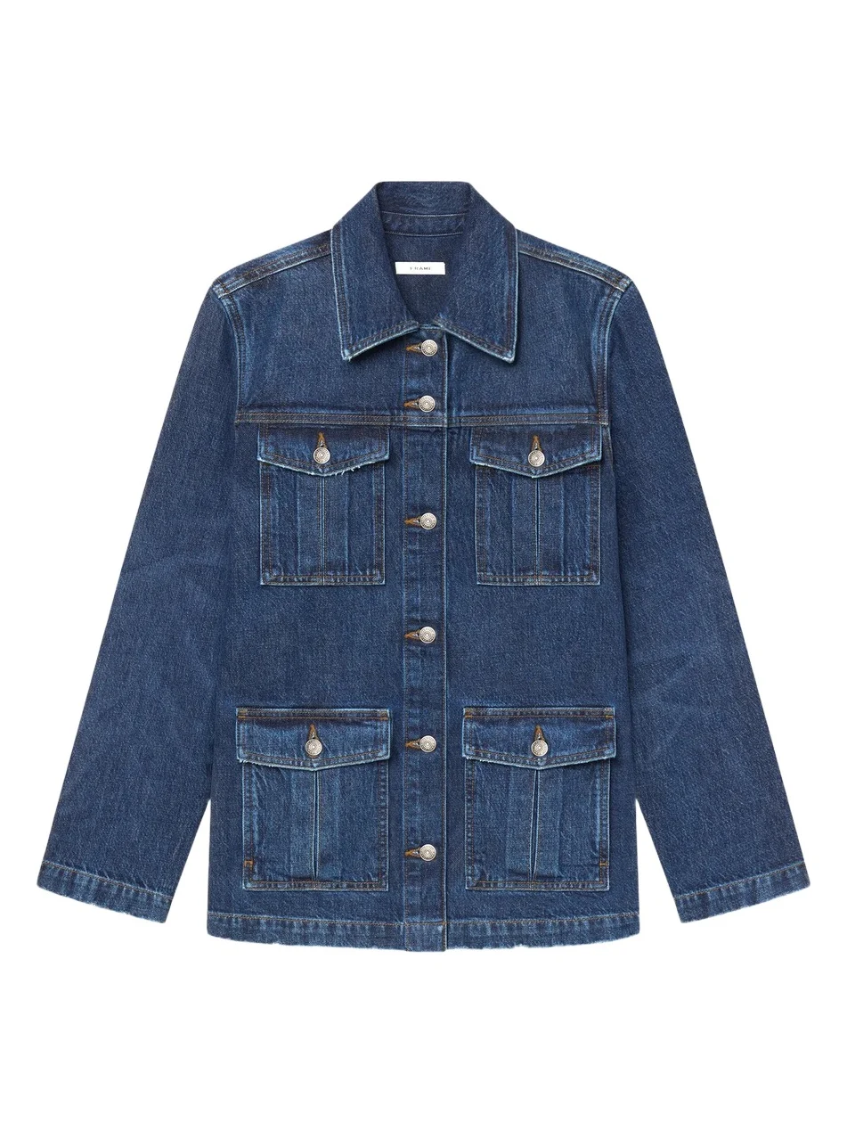 Women's Denim Utility Jacket Women's Denim Utility Jacket