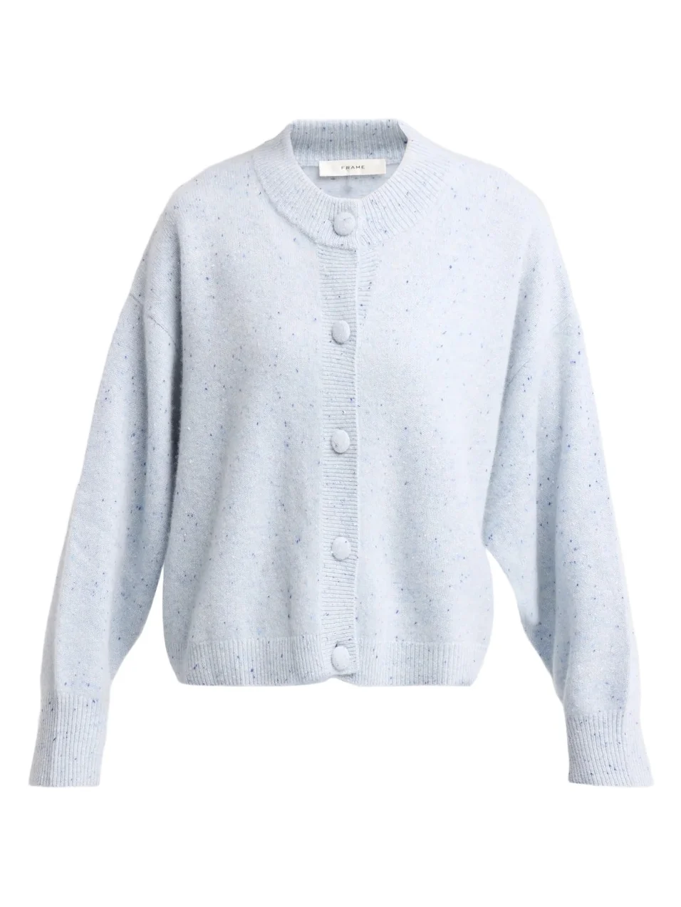 Women's Fleck Cashmere Crewneck Cardigan