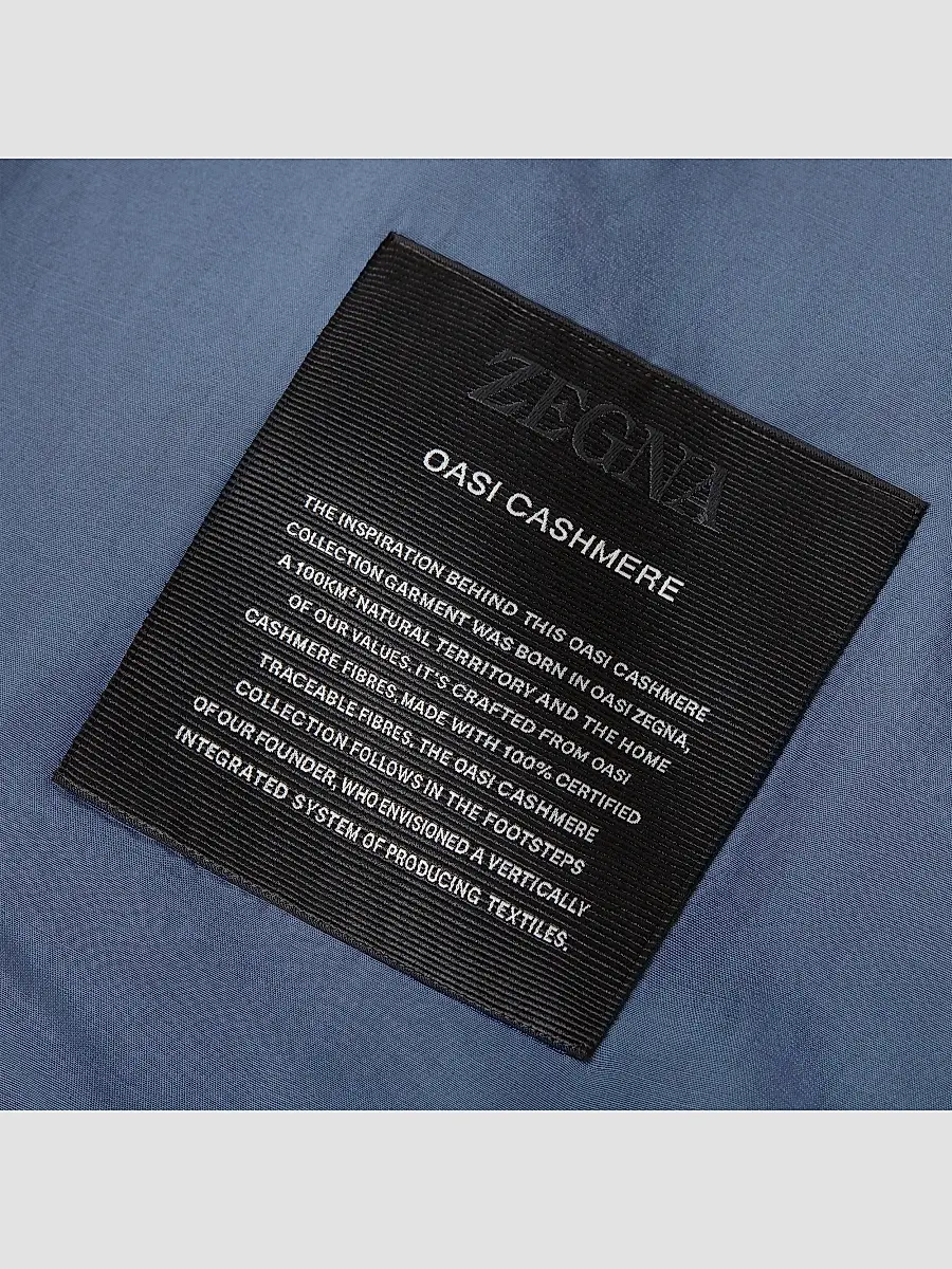 Zegna Men's Oasi Cashmere Overshirt | Thumbnail 5