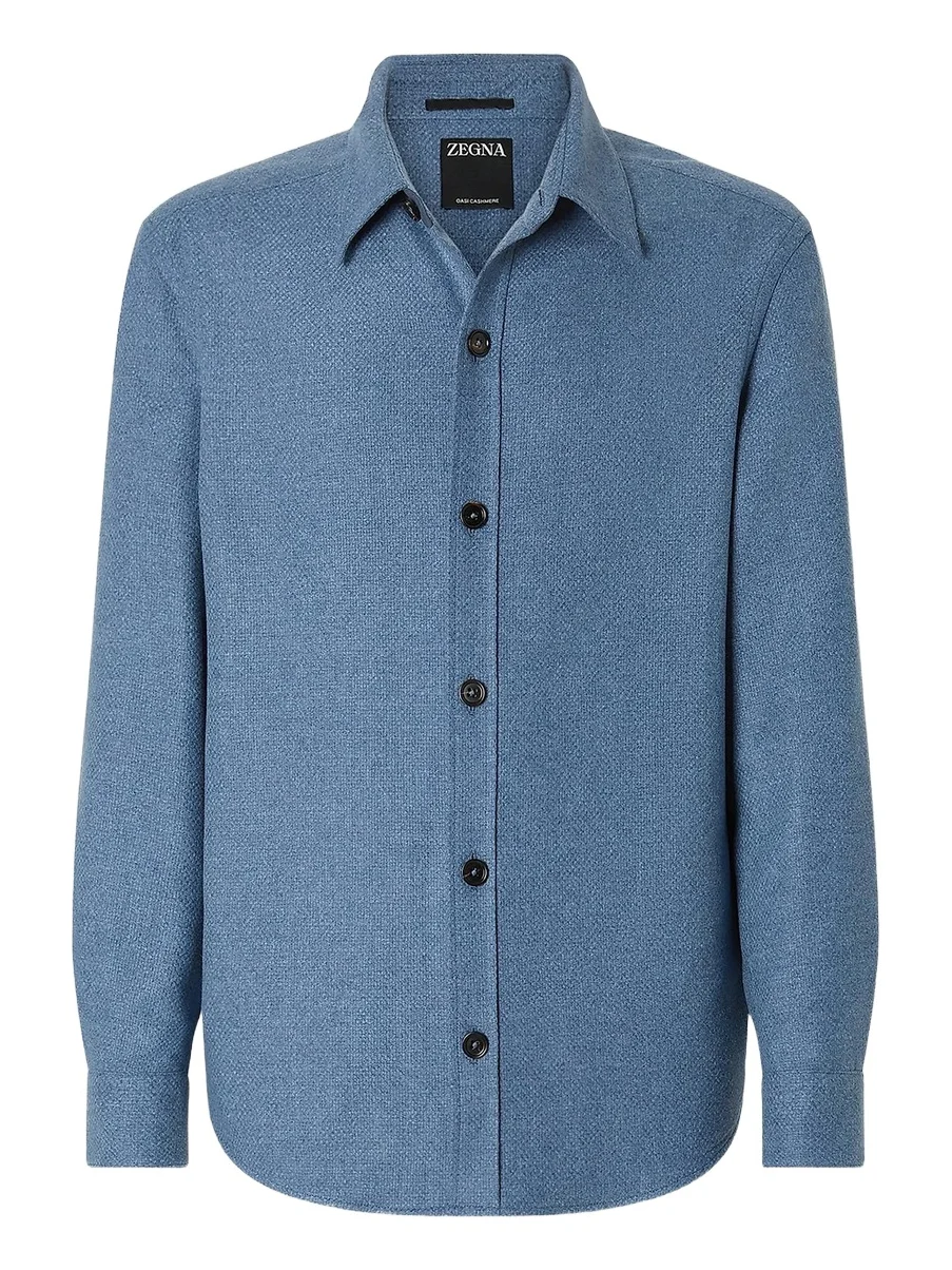 Zegna Men's Oasi Cashmere Overshirt