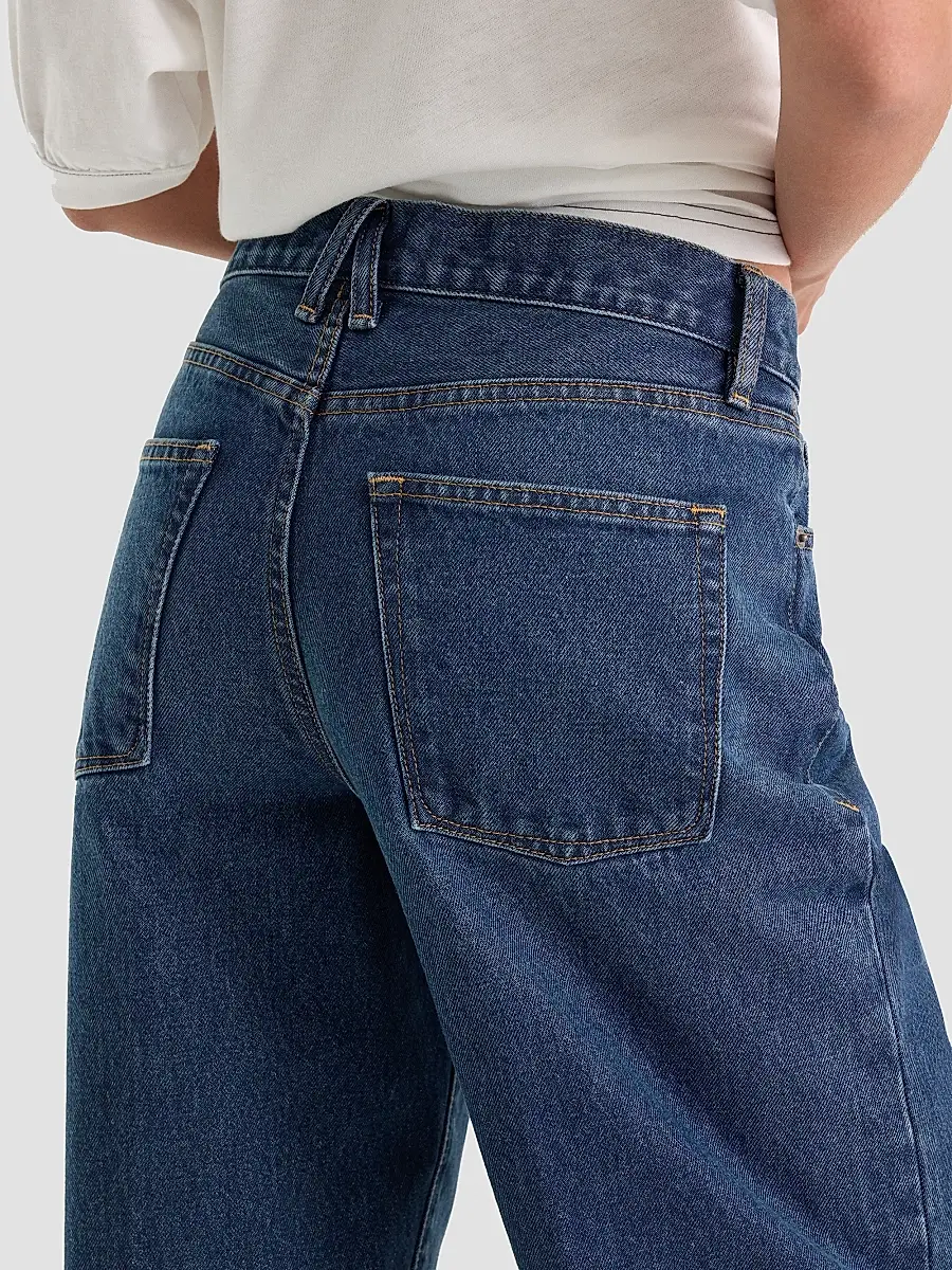 GOOD AMERICAN Women's Vintage Low-Slung Baggy Jeans | Thumbnail 6 GOOD AMERICAN Women's Vintage Low-Slung Baggy Jeans | Thumbnail 6