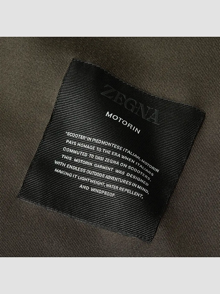Zegna Men's Microfiber Motorin 300CC Car Coat | Thumbnail 4