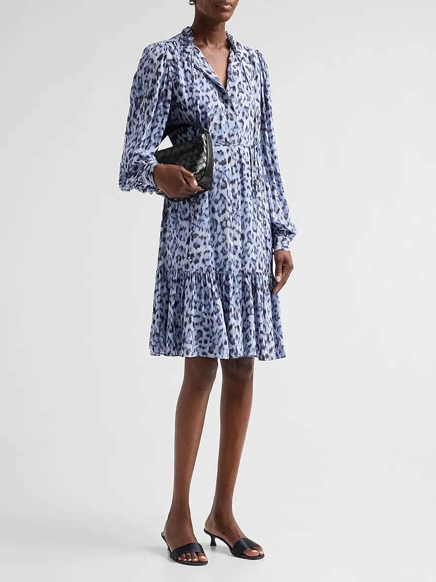 Kobi Halperin Women's Charlotte Animal-Print Dress | Thumbnail 4 Kobi Halperin Women's Charlotte Animal-Print Dress | Thumbnail 4