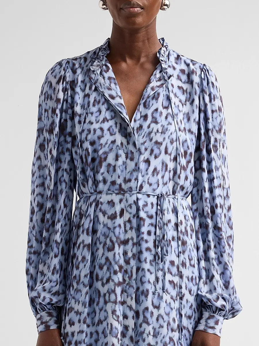 Kobi Halperin Women's Charlotte Animal-Print Dress | Thumbnail 5 Kobi Halperin Women's Charlotte Animal-Print Dress | Thumbnail 5