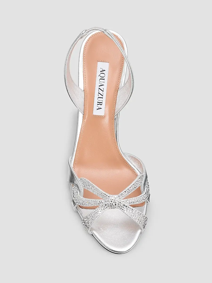 Aquazzura Women's Ribbon Kiss 85MM Slingback Sandals | Thumbnail 6 Aquazzura Women's Ribbon Kiss 85MM Slingback Sandals | Thumbnail 6