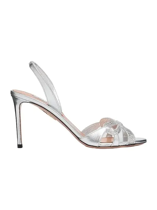 Women's Ribbon Kiss 85MM Slingback Sandals Women's Ribbon Kiss 85MM Slingback Sandals