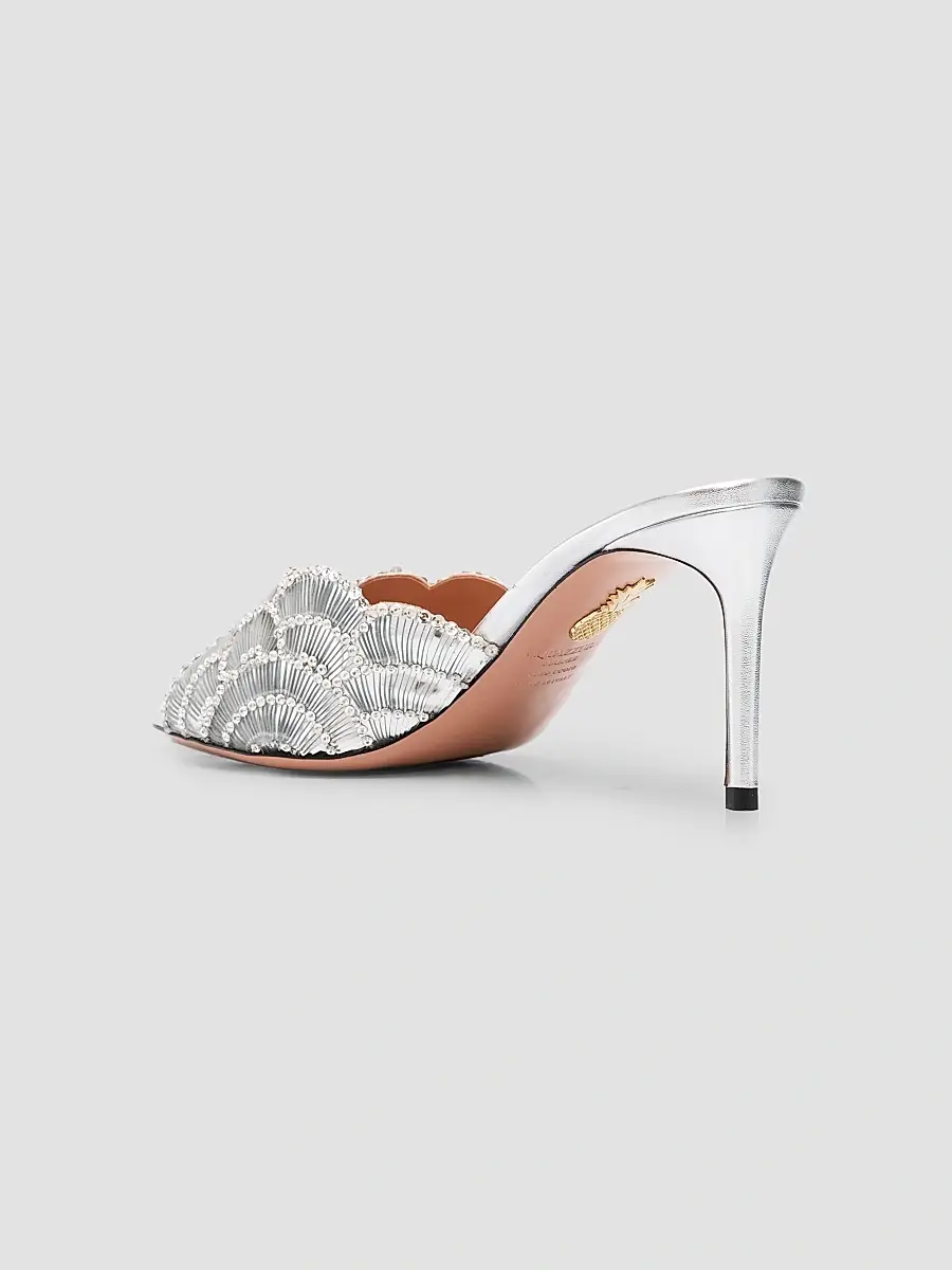 Aquazzura Women's Ce Soir 75MM Mules | Thumbnail 4 Aquazzura Women's Ce Soir 75MM Mules | Thumbnail 4