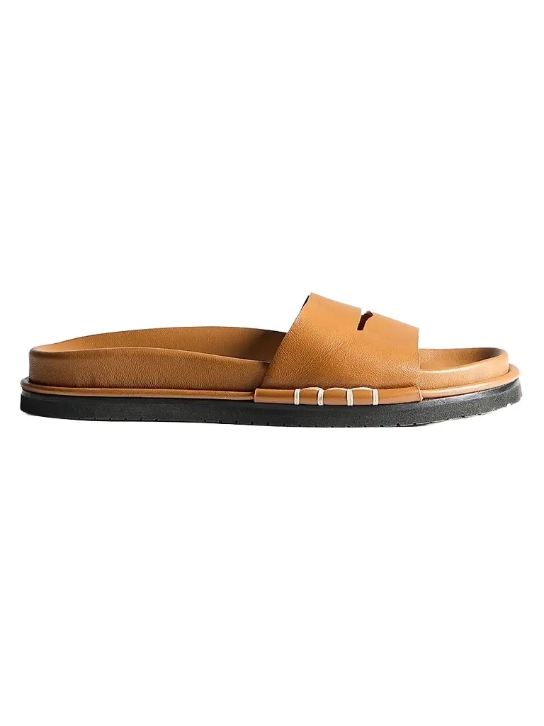 Women's Loafer Fussbett Leather Slides