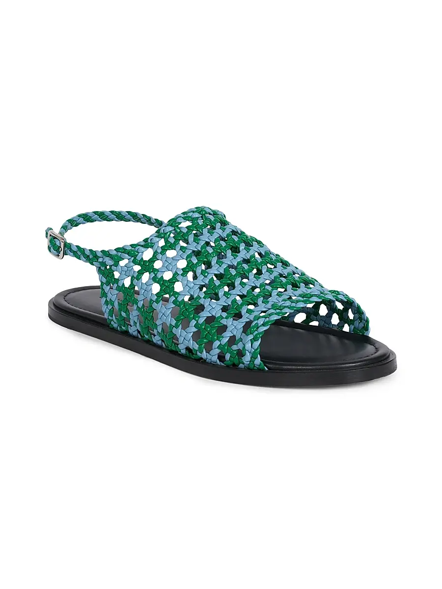 JW Anderson Women's Two-Tone Woven Sandals | Thumbnail 2 JW Anderson Women's Two-Tone Woven Sandals | Thumbnail 2