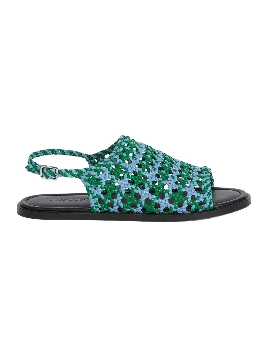 JW Anderson Women's Two-Tone Woven Sandals