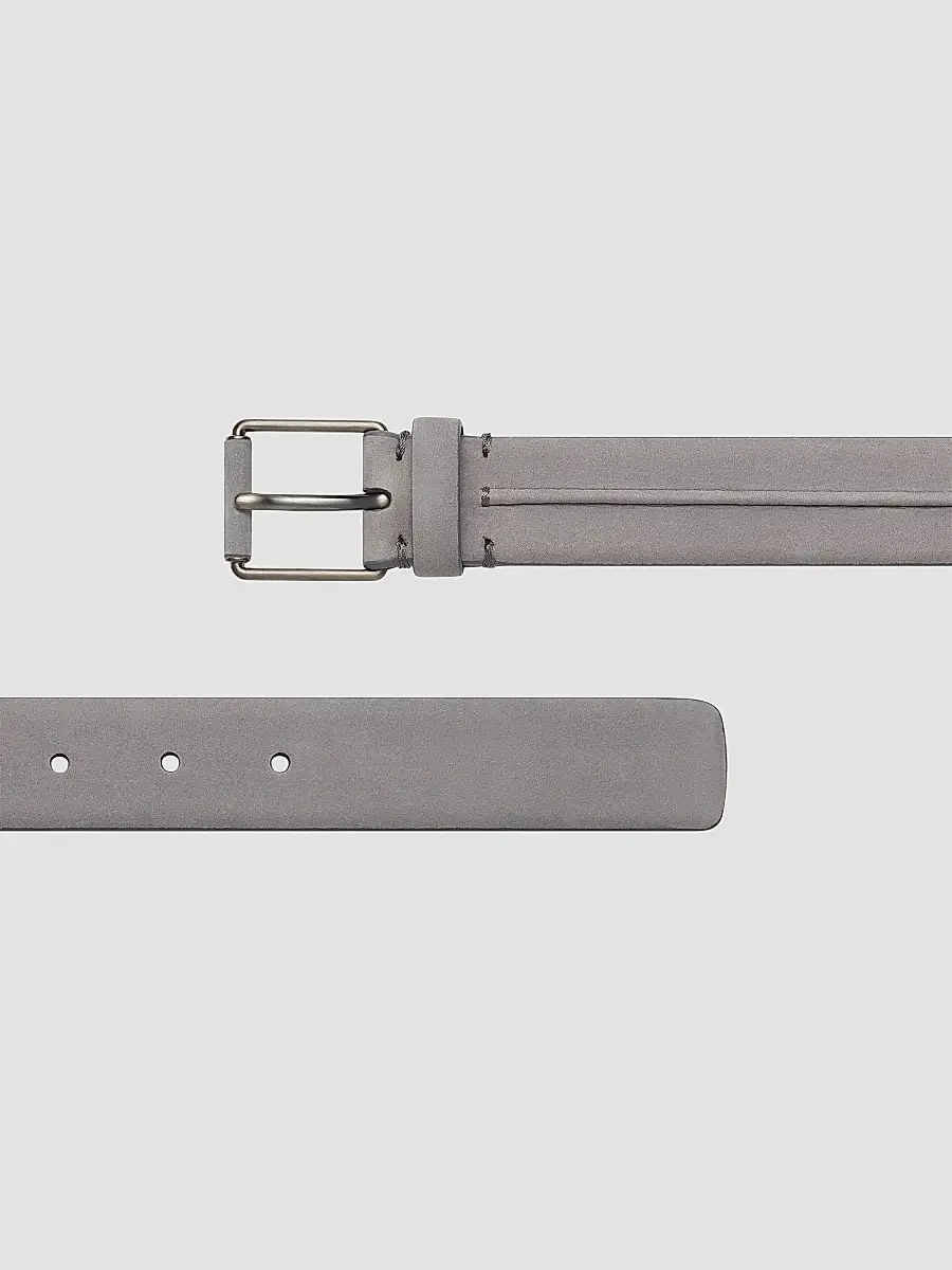 Zegna Men's Nubuck Belt | Thumbnail 3