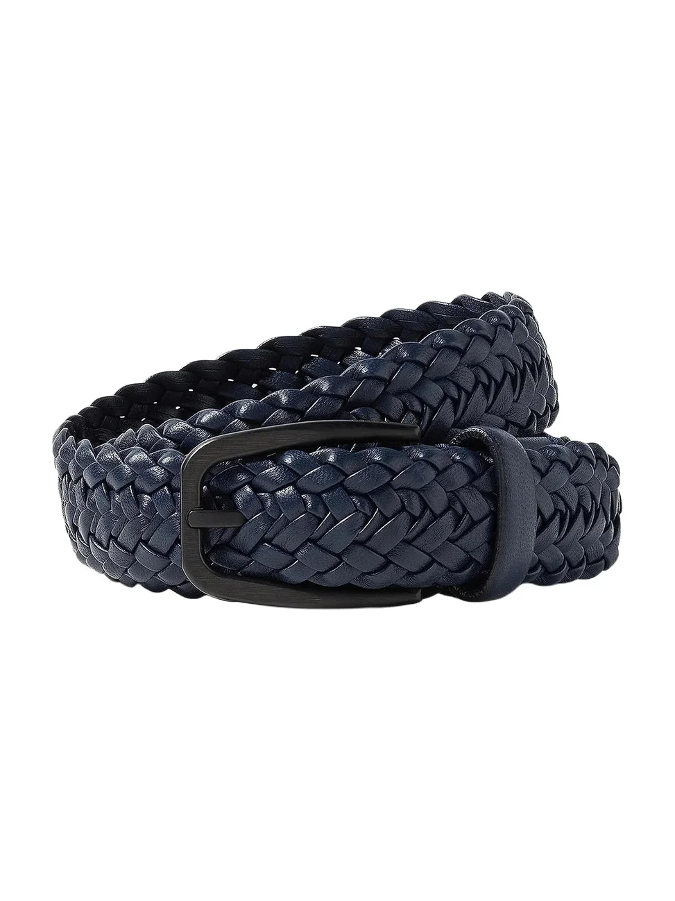 Zegna Men's Leather Braided Belt