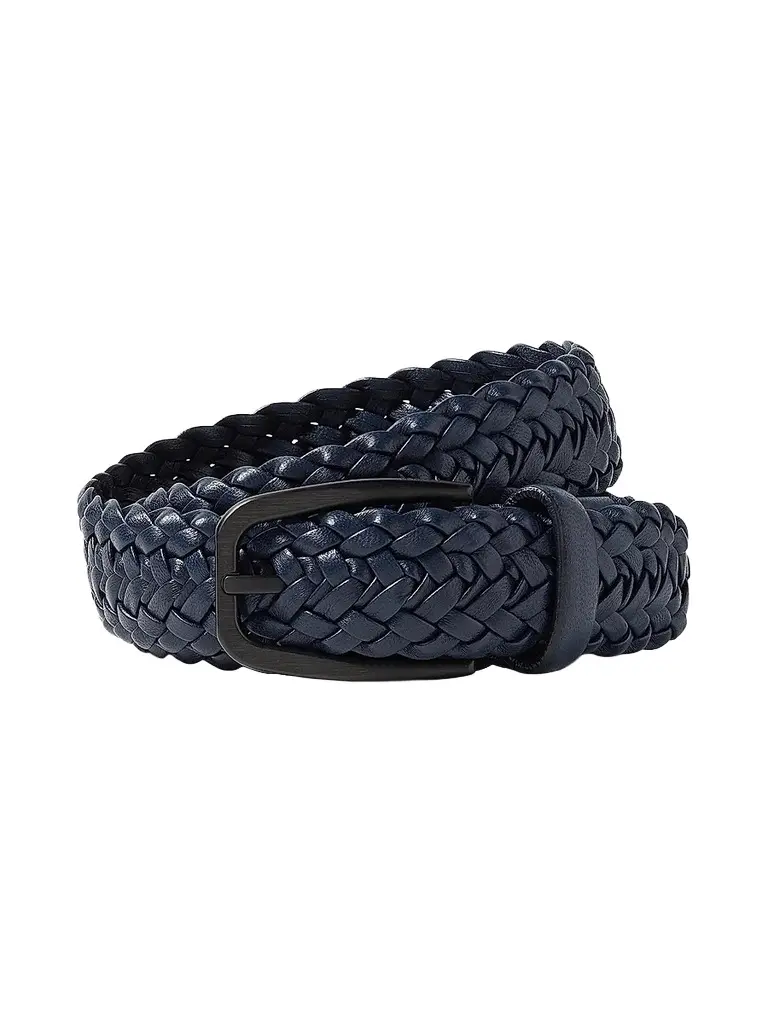 Zegna Men's Leather Braided Belt | Image 1 Zegna Men's Leather Braided Belt | Image 1