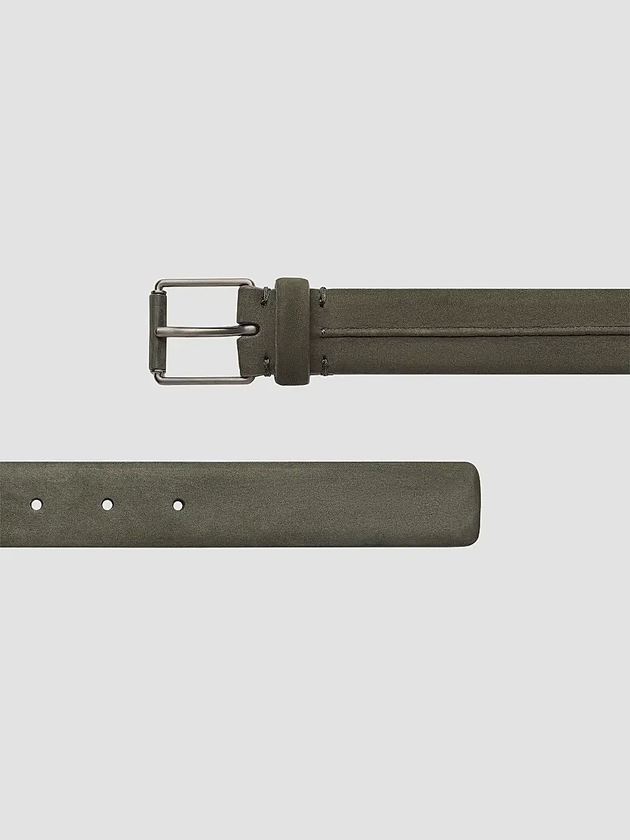 Zegna Men's Nubuck Belt | Thumbnail 3