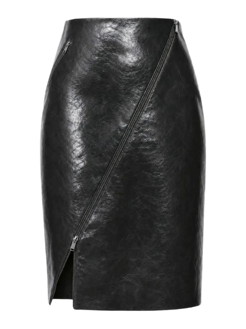 Toccin Women's Verena Faux-Leather Pencil Midi Skirt