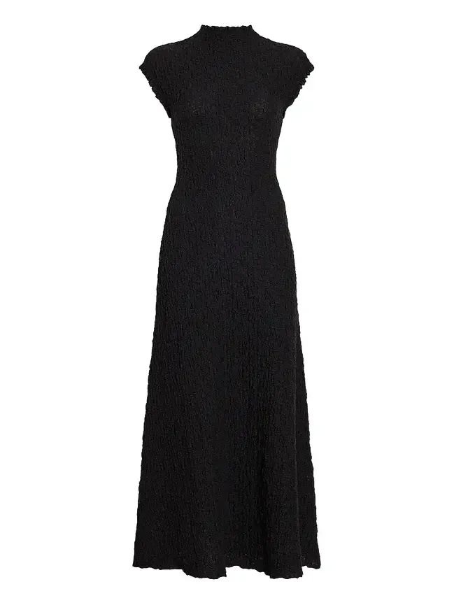 Women's Cleo Stretch Jersey Jacquard A-Line Midi Dress Women's Cleo Stretch Jersey Jacquard A-Line Midi Dress