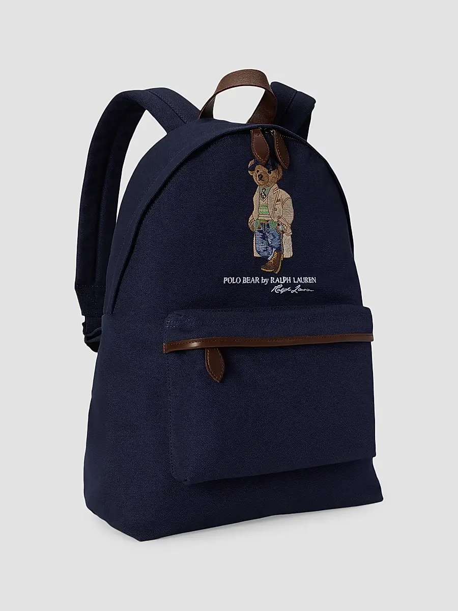 Polo Ralph Lauren Men's Polo Bear Canvas Backpack | Thumbnail 3