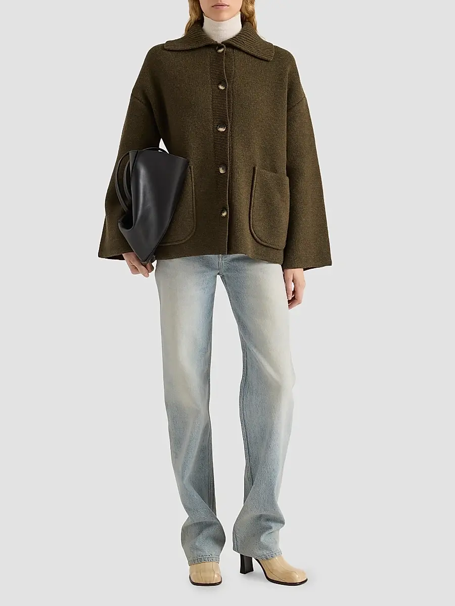 Proenza Schouler White Label Women's Nelly Melange Merino Jacket | Thumbnail 2 Proenza Schouler White Label Women's Nelly Melange Merino Jacket | Thumbnail 2