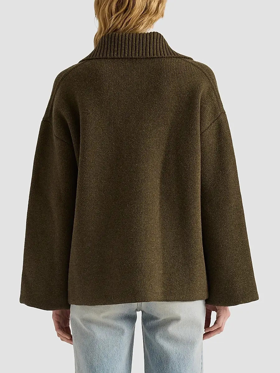 Proenza Schouler White Label Women's Nelly Melange Merino Jacket | Thumbnail 3 Proenza Schouler White Label Women's Nelly Melange Merino Jacket | Thumbnail 3