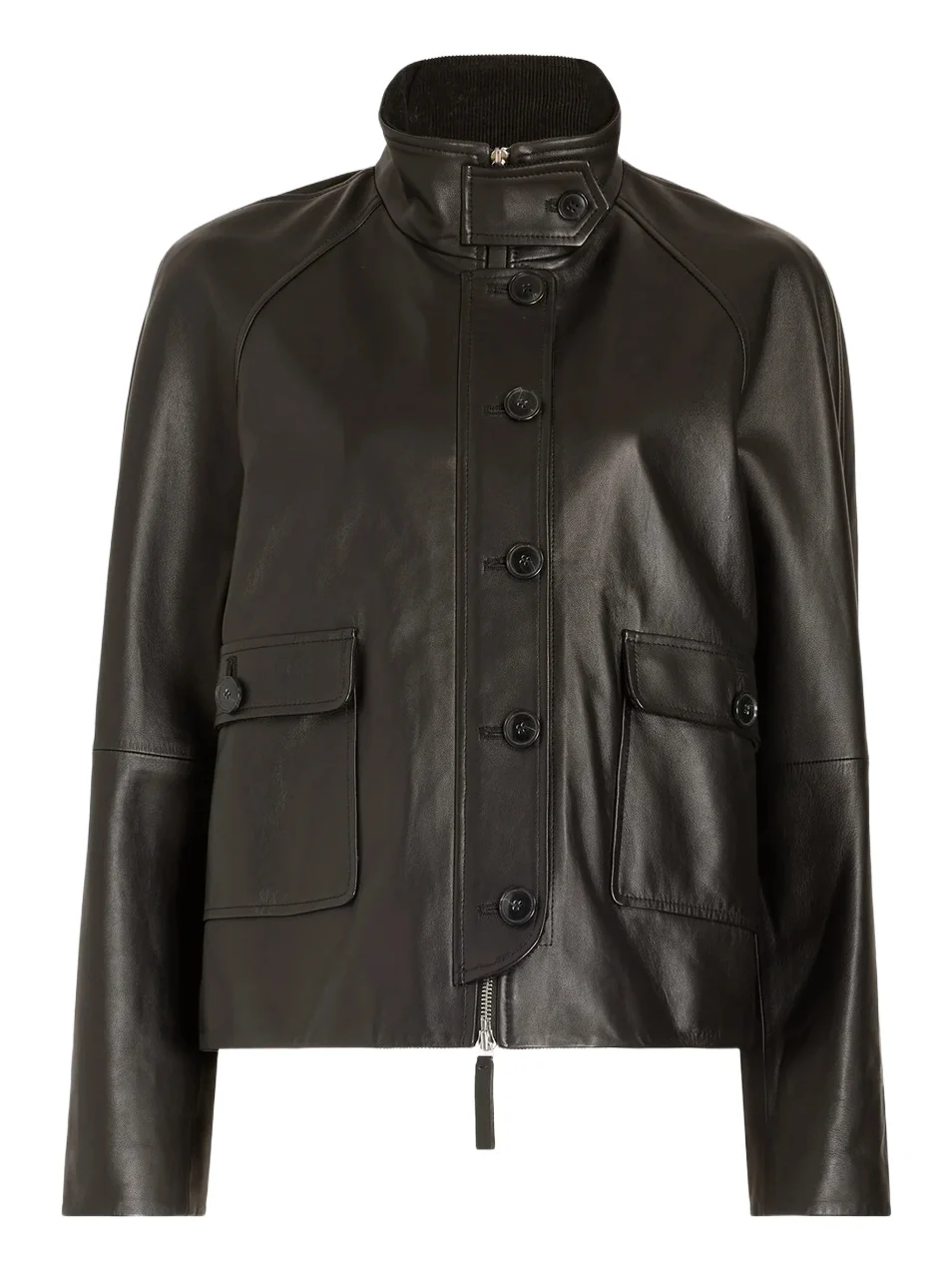 Proenza Schouler White Label Women's Gio Leather Stand-Collar Jacket