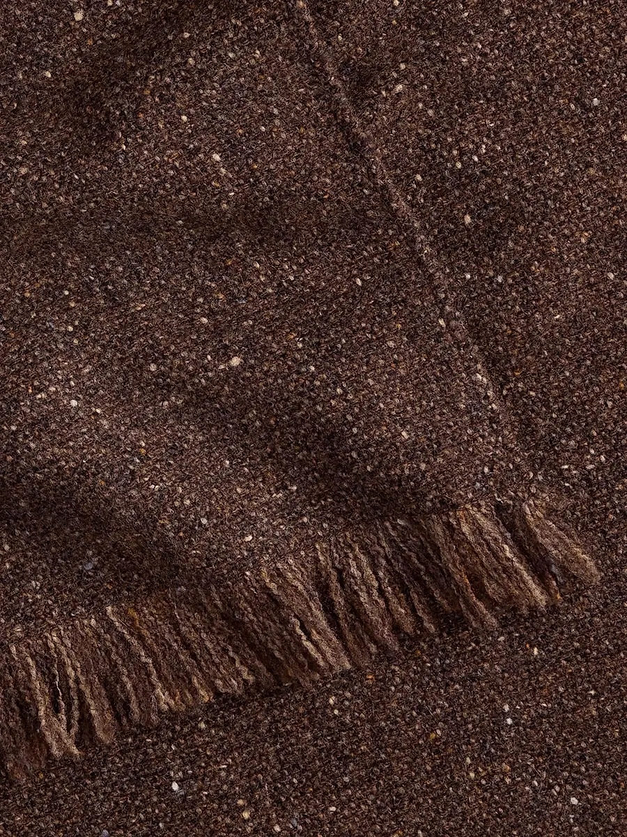 Ralph Lauren Collection Women's Wool-Blend Donegal Tweed Fringe Scarf | Thumbnail 5